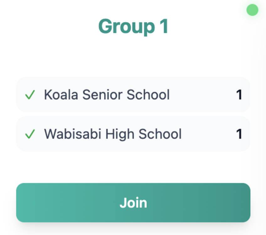 Students actively engaged in language exchange